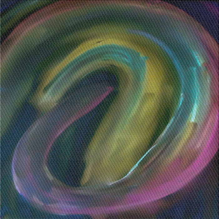 Square Patterned Charcoal Black Modern Rug, pat1750