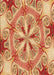 Machine Washable Transitional Yellow Orange Rug, wshpat1751org