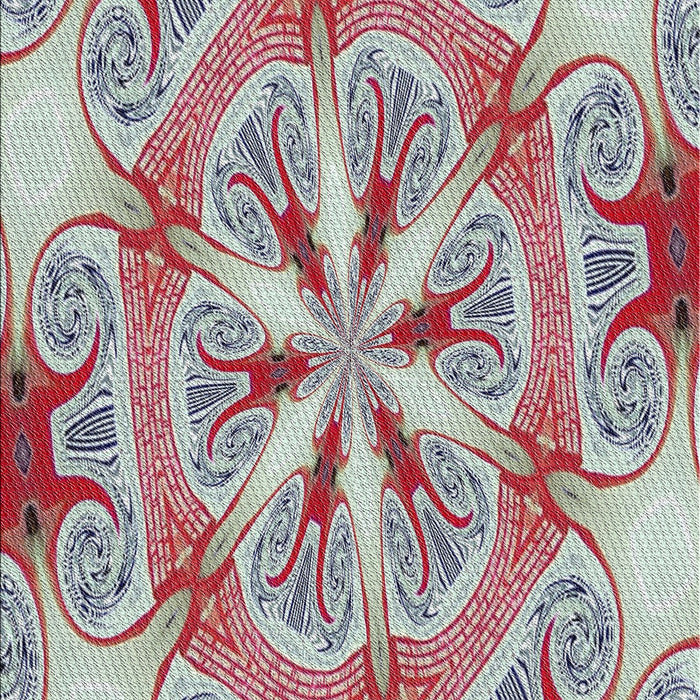 Patterned Chestnut Brown Abstract Machine Washable Rug, wshpat1751