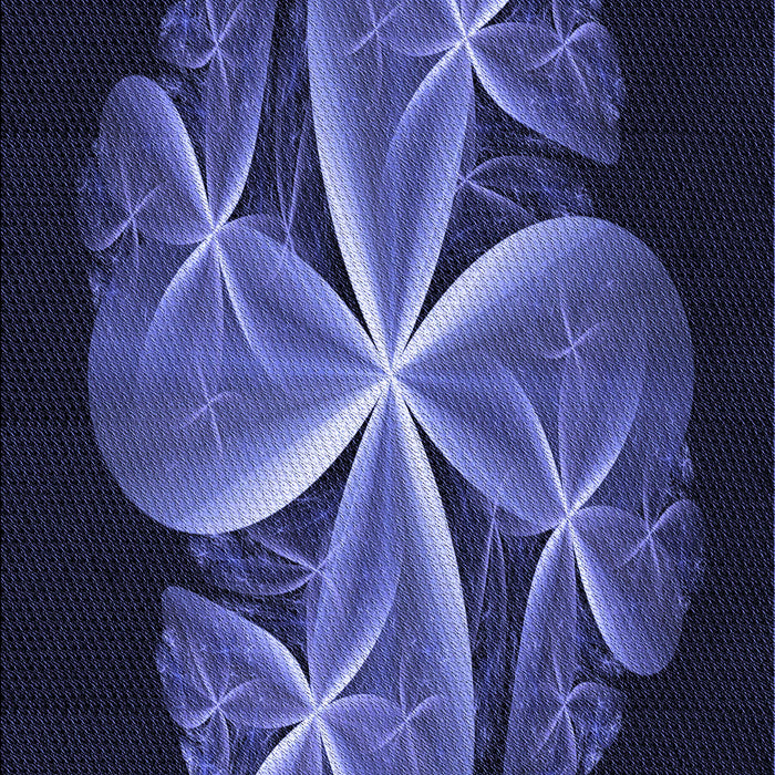 Patterned Night Blue Rug, pat1752blu