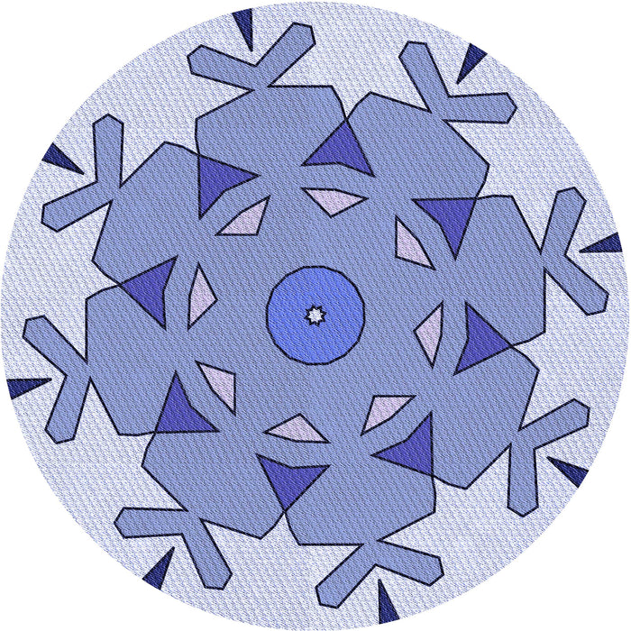 Square Patterned Periwinkle Purple Rug, pat1753blu