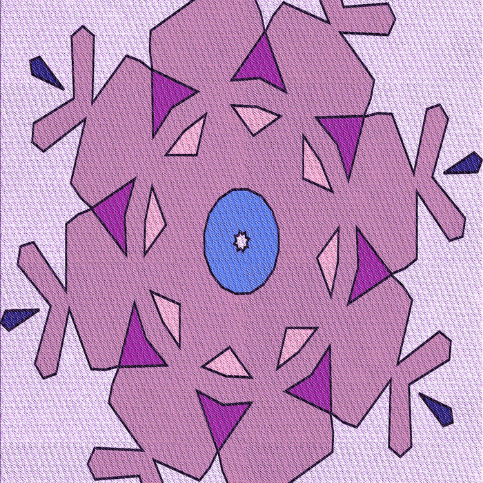 Patterned Blossom Pink Rug, pat1753pur