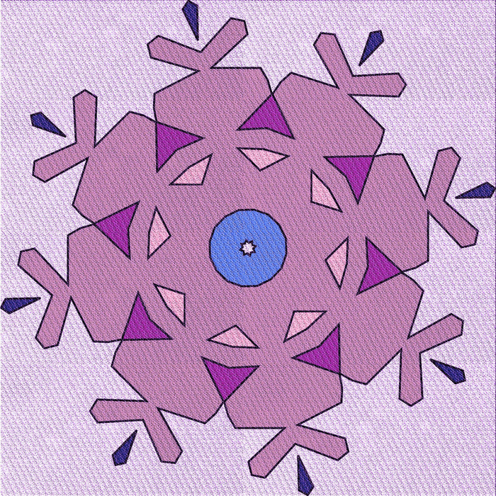 Round Machine Washable Transitional Blossom Pink Rug, wshpat1753pur