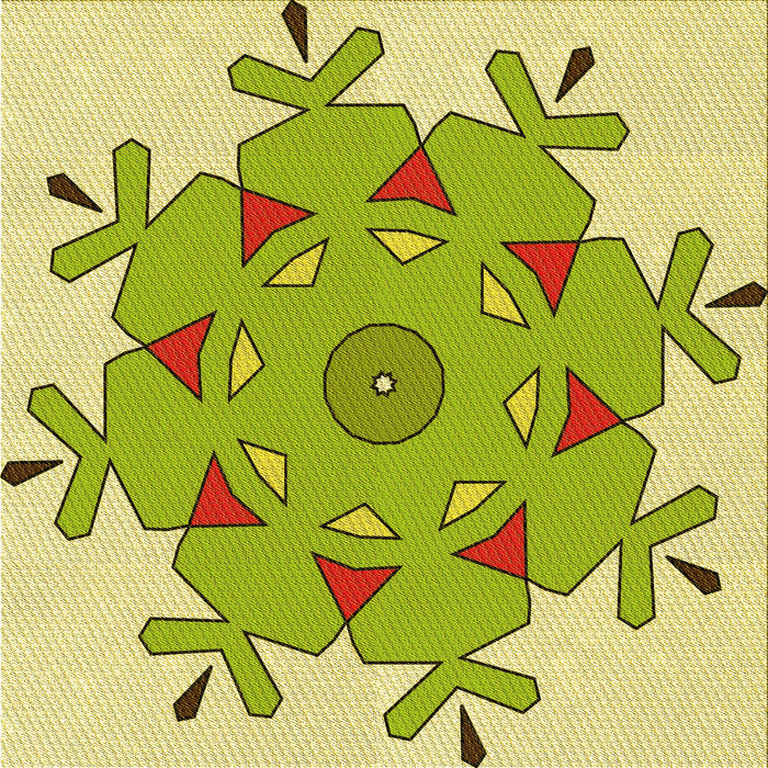 Round Machine Washable Transitional Neon Yellow Rug, wshpat1753yw