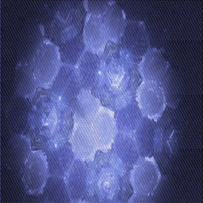 Round Patterned Light Slate Blue Rug, pat1755blu