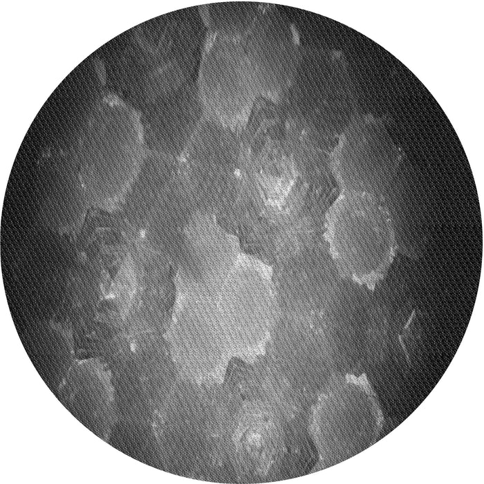 Square Patterned Charcoal Black Rug, pat1755gry