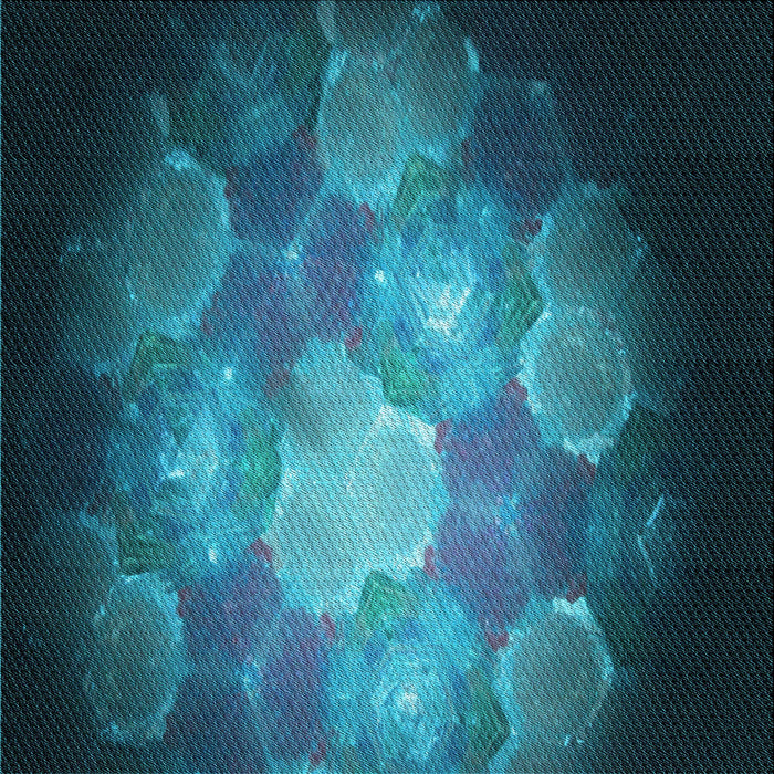 Round Machine Washable Transitional Dark Turquoise Green Rug, wshpat1755lblu