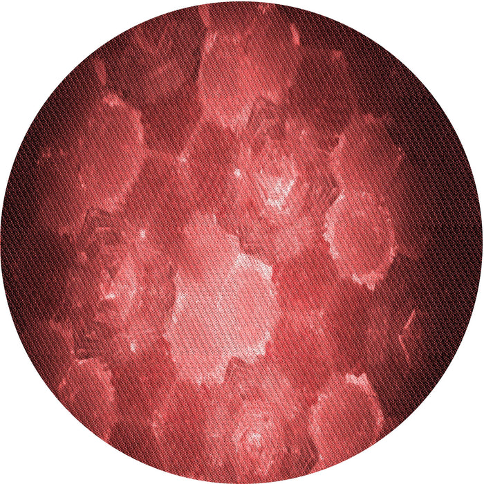 Square Patterned Red Rug, pat1755rd