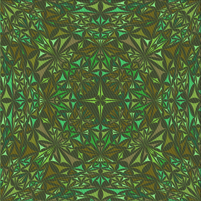 Round Patterned Dark Lime Green Rug, pat1756grn