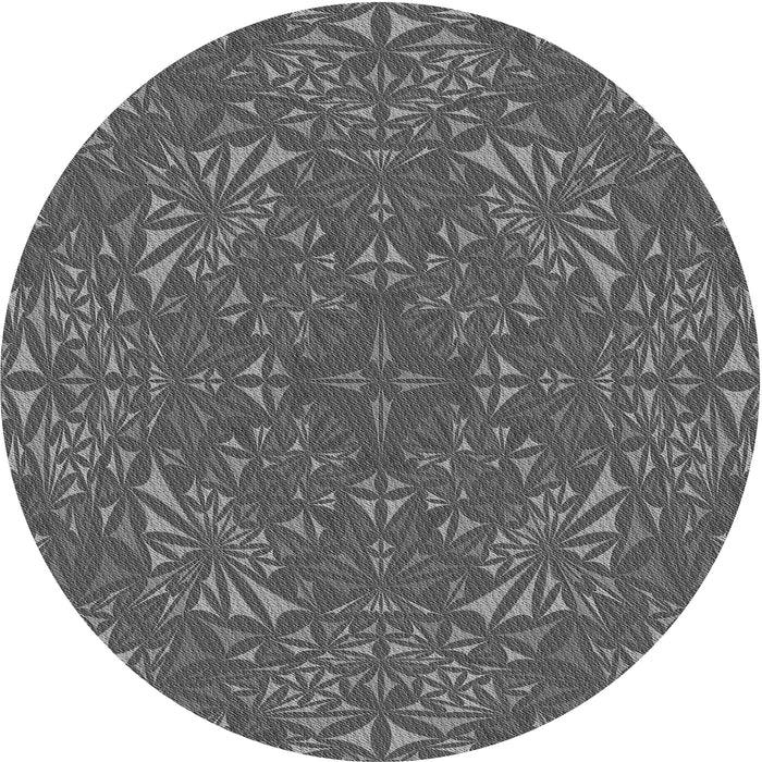 Square Patterned Gray Rug, pat1756gry