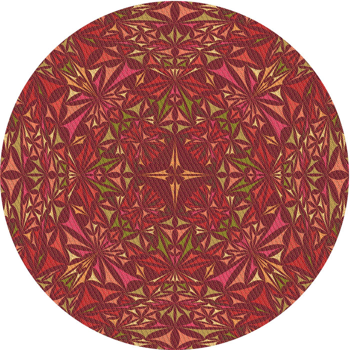 Square Machine Washable Transitional Red Rug in a Living Room, wshpat1756org