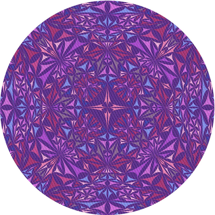 Square Patterned Jasmine Purple Rug, pat1756pur