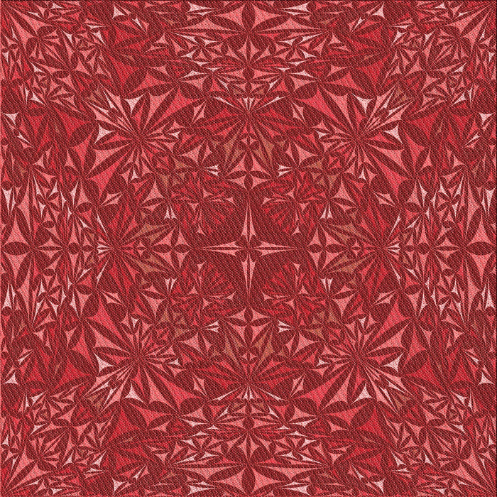 Round Patterned Red Rug, pat1756rd