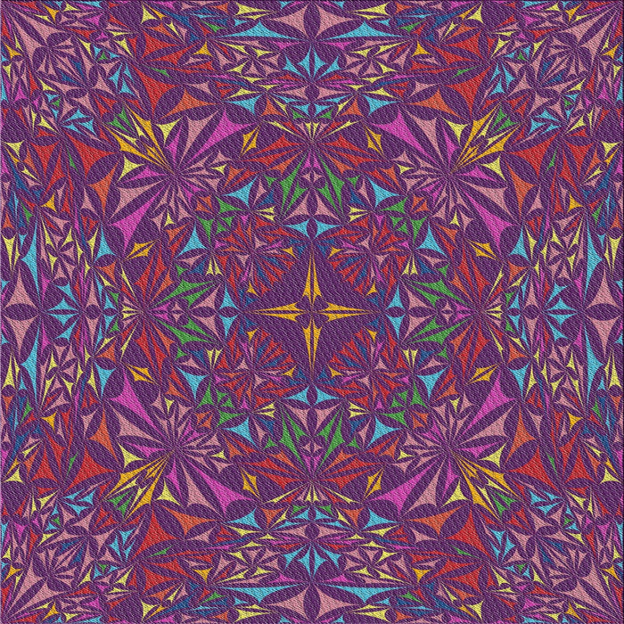 Square Patterned Plum Purple Modern Rug, pat1756