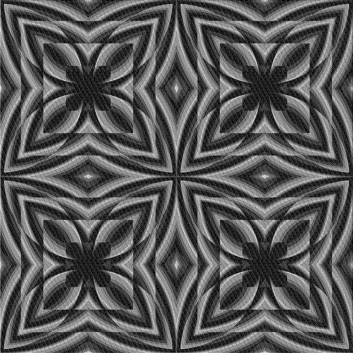 Round Patterned Charcoal Black Rug, pat1757gry