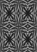 Patterned Charcoal Black Rug, pat1757gry