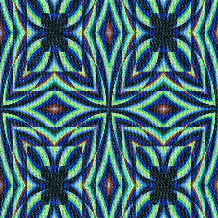 Patterned Mint Green Rug, pat1757lblu