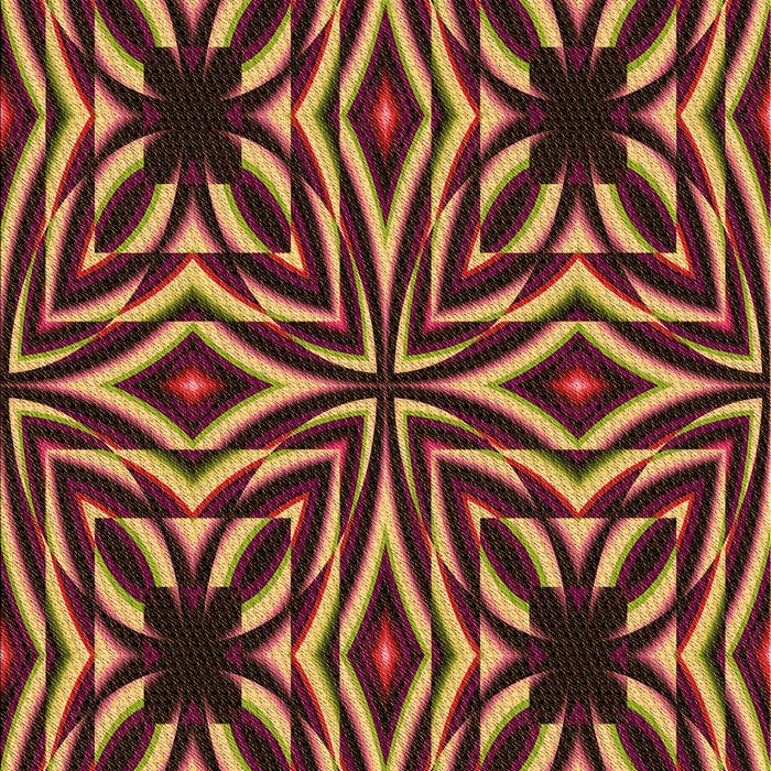 Patterned Deep Red Rug, pat1757org