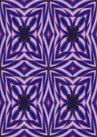 Machine Washable Transitional Lilac Purple Rug, wshpat1757pur
