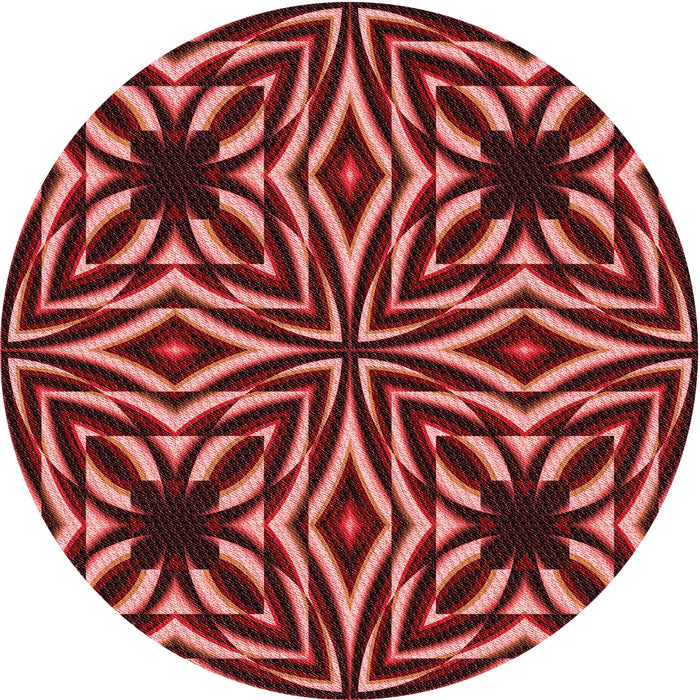 Square Machine Washable Transitional Red Rug in a Living Room, wshpat1757rd