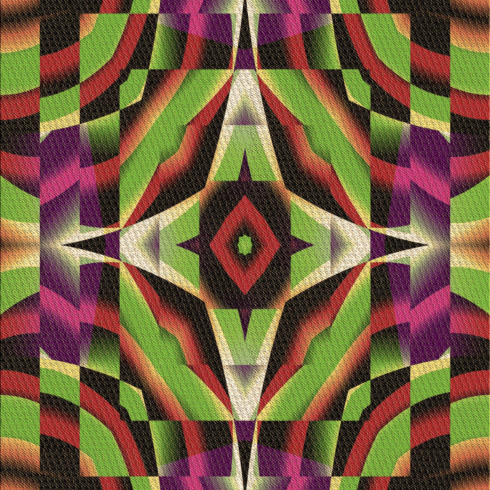 Patterned Pistachio Green Rug, pat1758brn