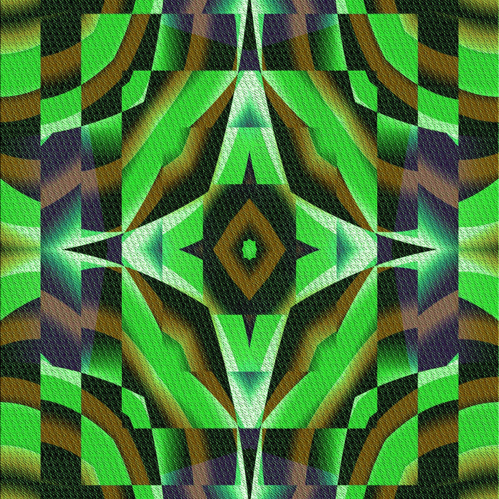 Machine Washable Transitional Neon Green Rug, wshpat1758grn