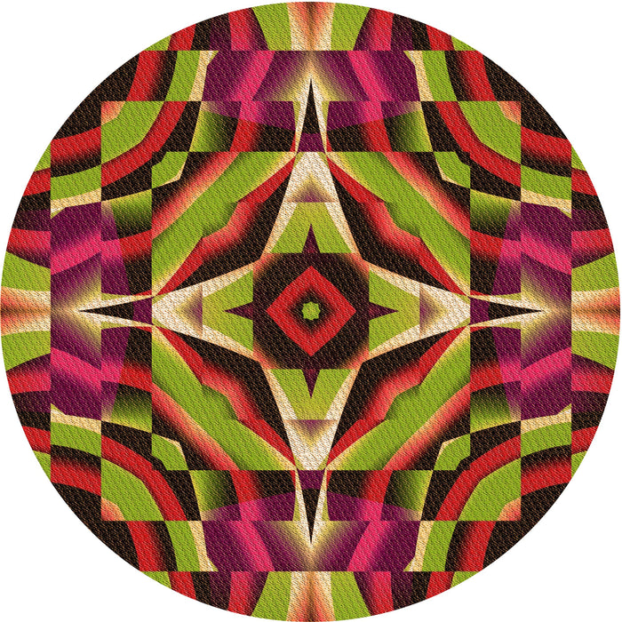 Square Machine Washable Transitional Cranberry Red Rug in a Living Room, wshpat1758org