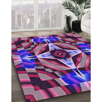 Patterned Purple Rug, pat1758pur