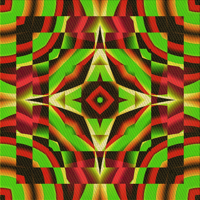 Round Patterned Crimson Red Rug, pat1758yw