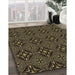 Machine Washable Transitional Copper Brown Rug in a Family Room, wshpat1759brn