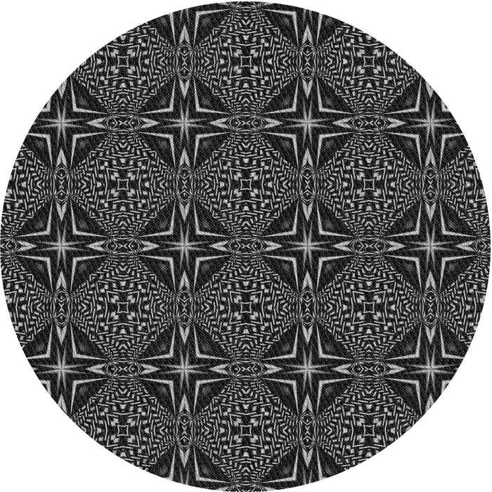 Square Machine Washable Transitional Gray Rug in a Living Room, wshpat1759gry