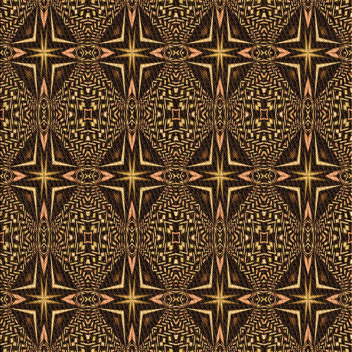 Patterned Black Brown Rug, pat1759org