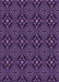 Patterned Deep Purple Rug, pat1759pur