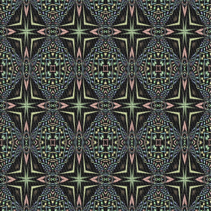 Patterned Black Novelty Rug, pat1759