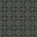 Square Patterned Black Novelty Rug, pat1759