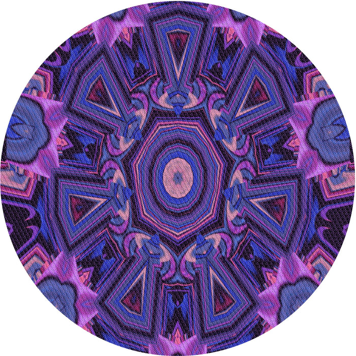 Square Patterned Purple Rug, pat176pur