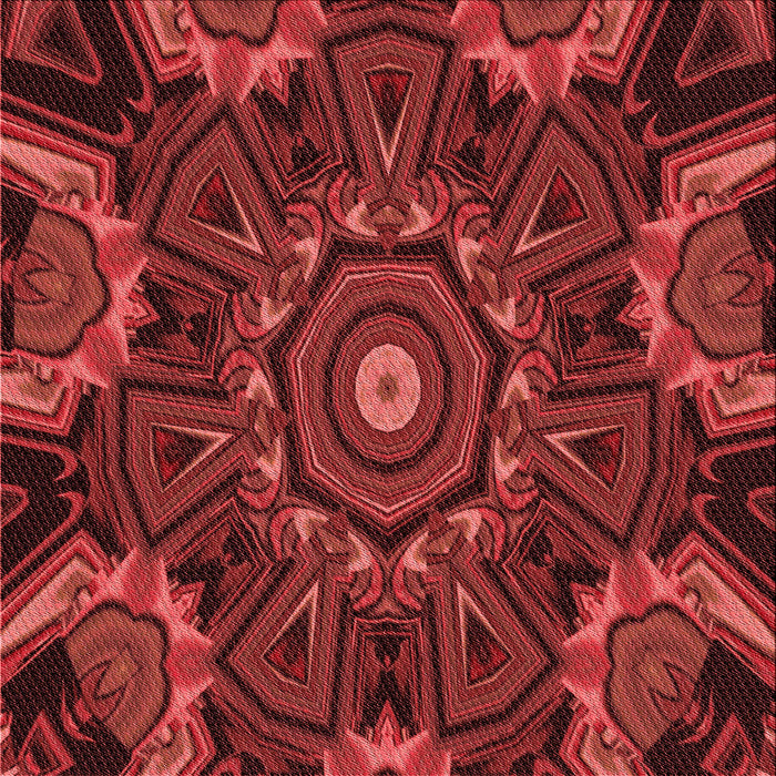 Round Machine Washable Transitional Cranberry Red Rug, wshpat176rd