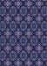 Patterned Periwinkle Purple Rug, pat1760blu