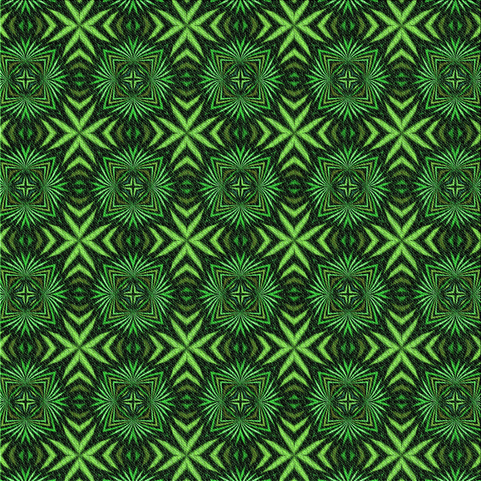 Round Patterned Black Rug, pat1760grn