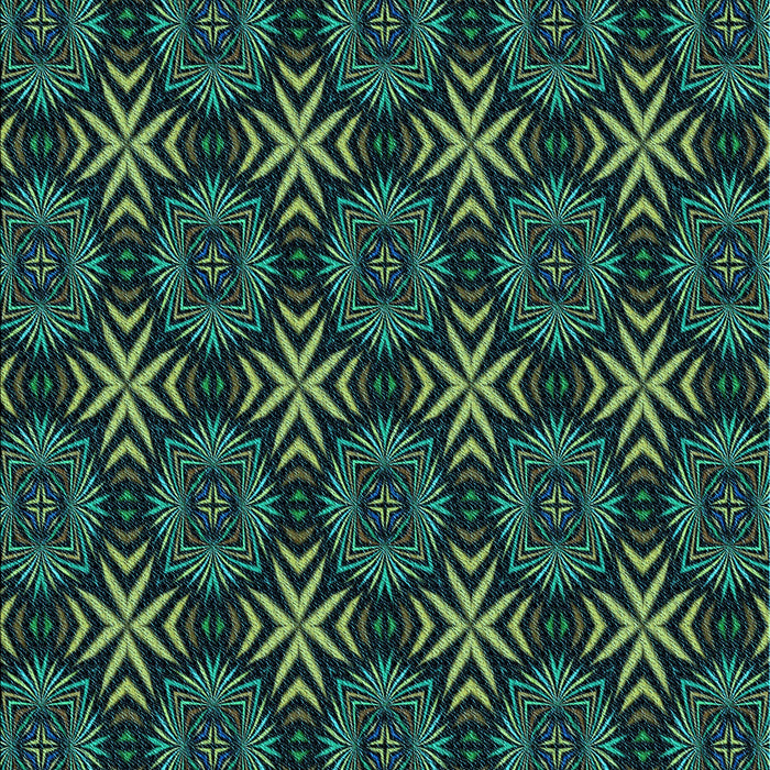 Patterned Deep Teal Green Rug, pat1760lblu