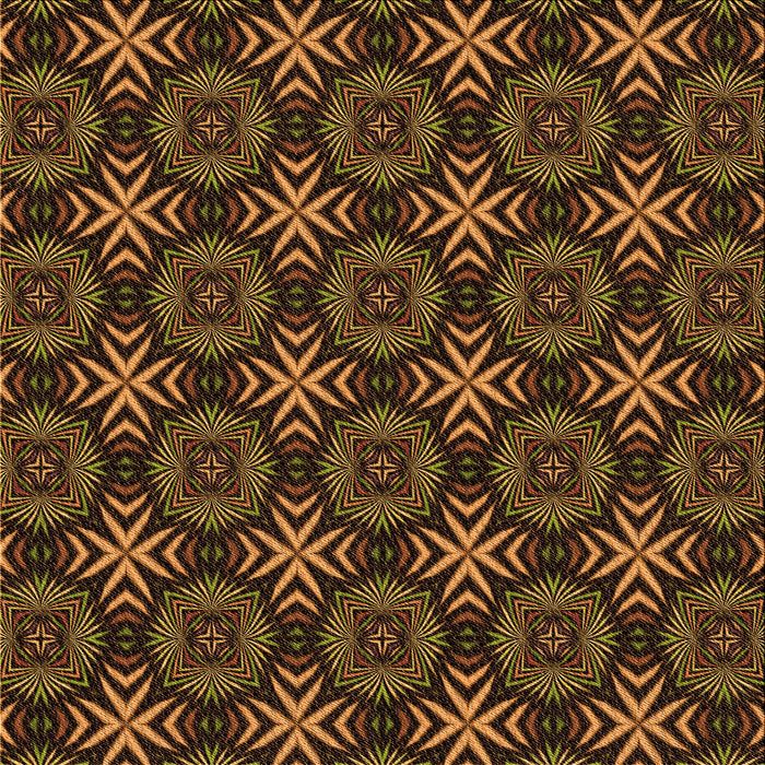 Round Patterned Black Brown Rug, pat1760org