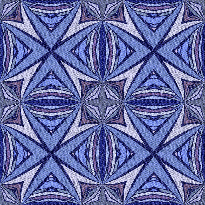 Round Patterned Sky Blue Rug, pat1761blu