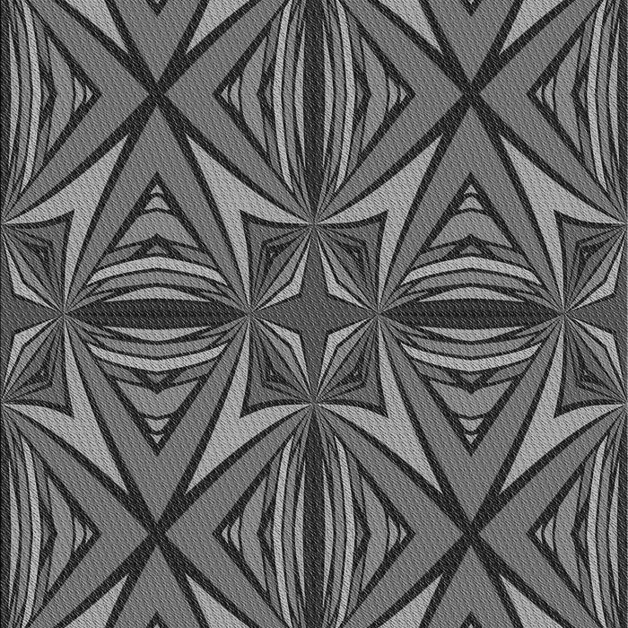 Patterned Dark Gray Black Rug, pat1761gry