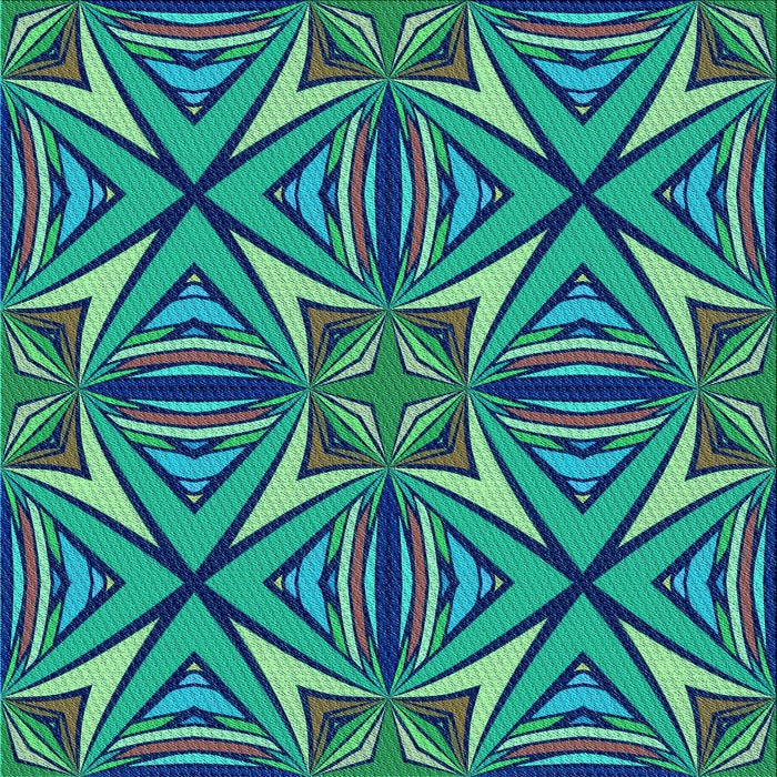 Round Machine Washable Transitional Blue Rug, wshpat1761lblu