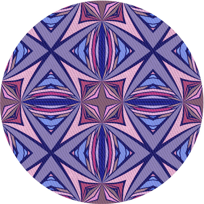 Square Machine Washable Transitional Bright Purple Rug in a Living Room, wshpat1761pur