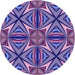 Square Patterned Bright Purple Rug, pat1761pur