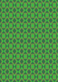 Machine Washable Transitional Lime Green Rug, wshpat1762grn