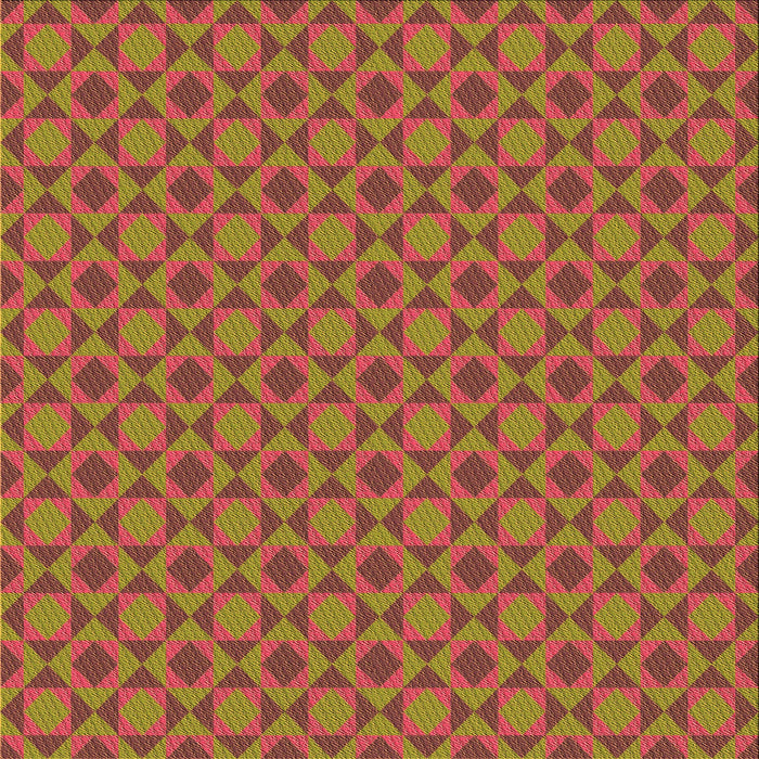 Round Patterned Cinnamon Brown Rug, pat1762org