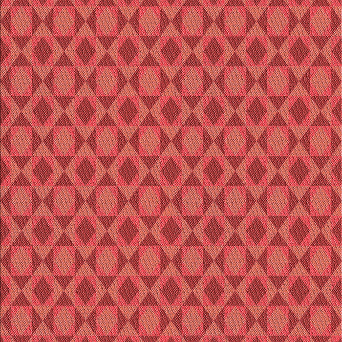 Patterned Bright Orange Rug, pat1762rd