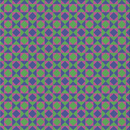 Square Patterned Green Modern Rug, pat1762